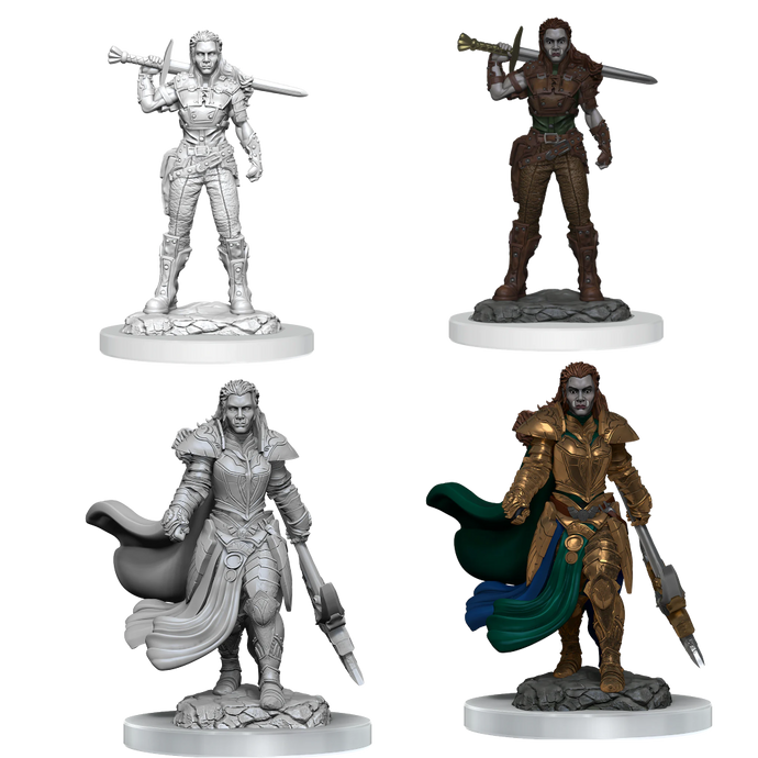 DND Nolzur's Marvelous Unpainted Miniatures W20 Orc Fighter Female