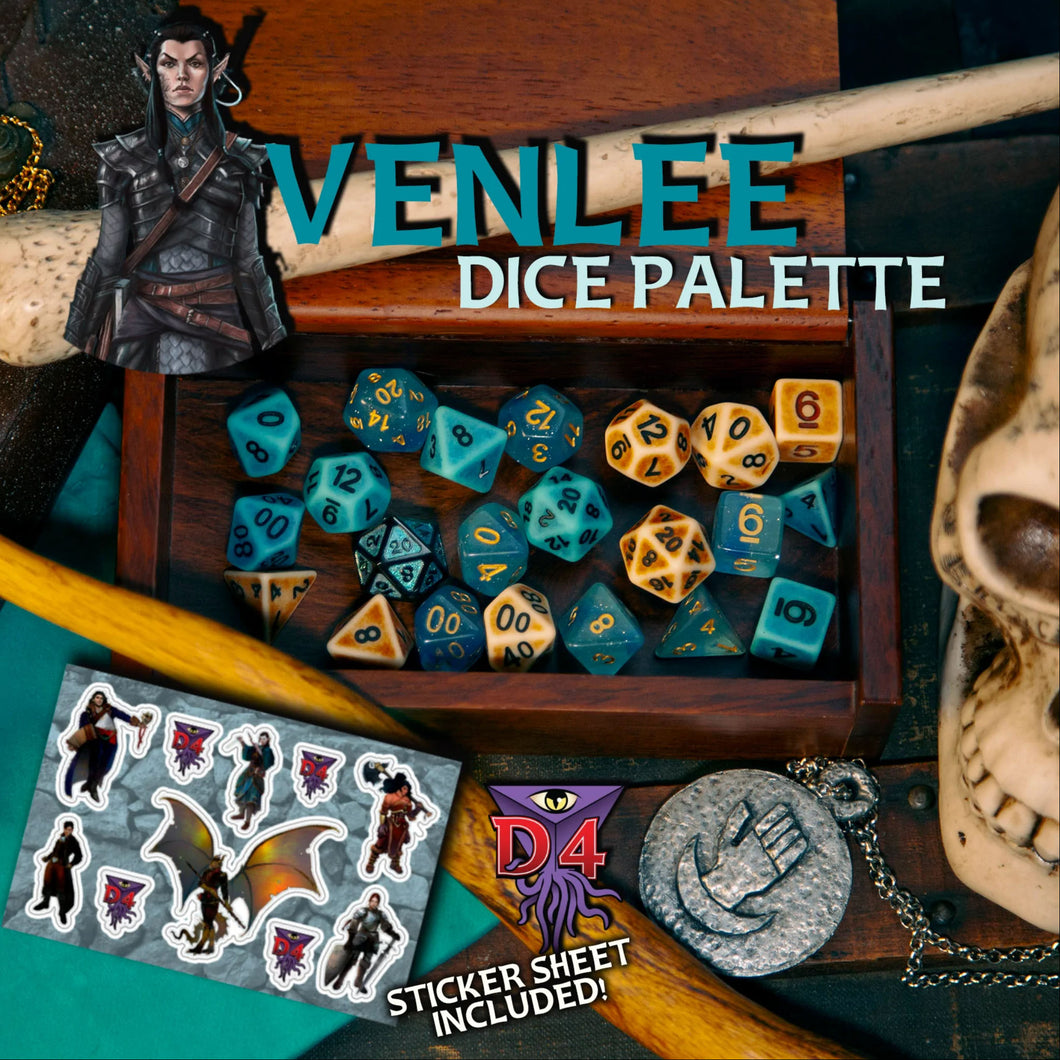 DHD RPG Dice Set Venlee Dice Palette from D4