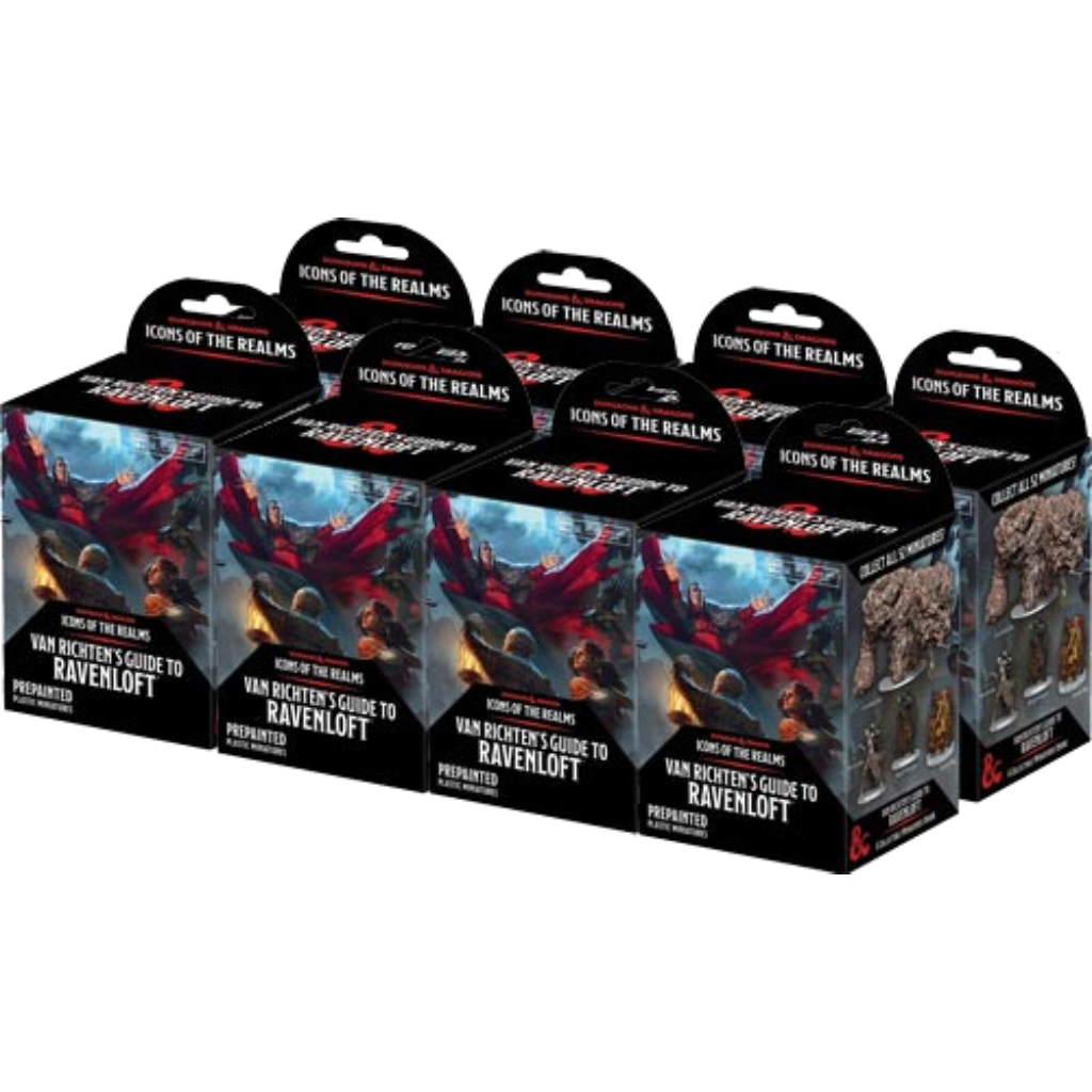 DND Icons of the Realms Set 21 Van Richten's Guide to Ravenloft Brick (8 Booster Boxes)